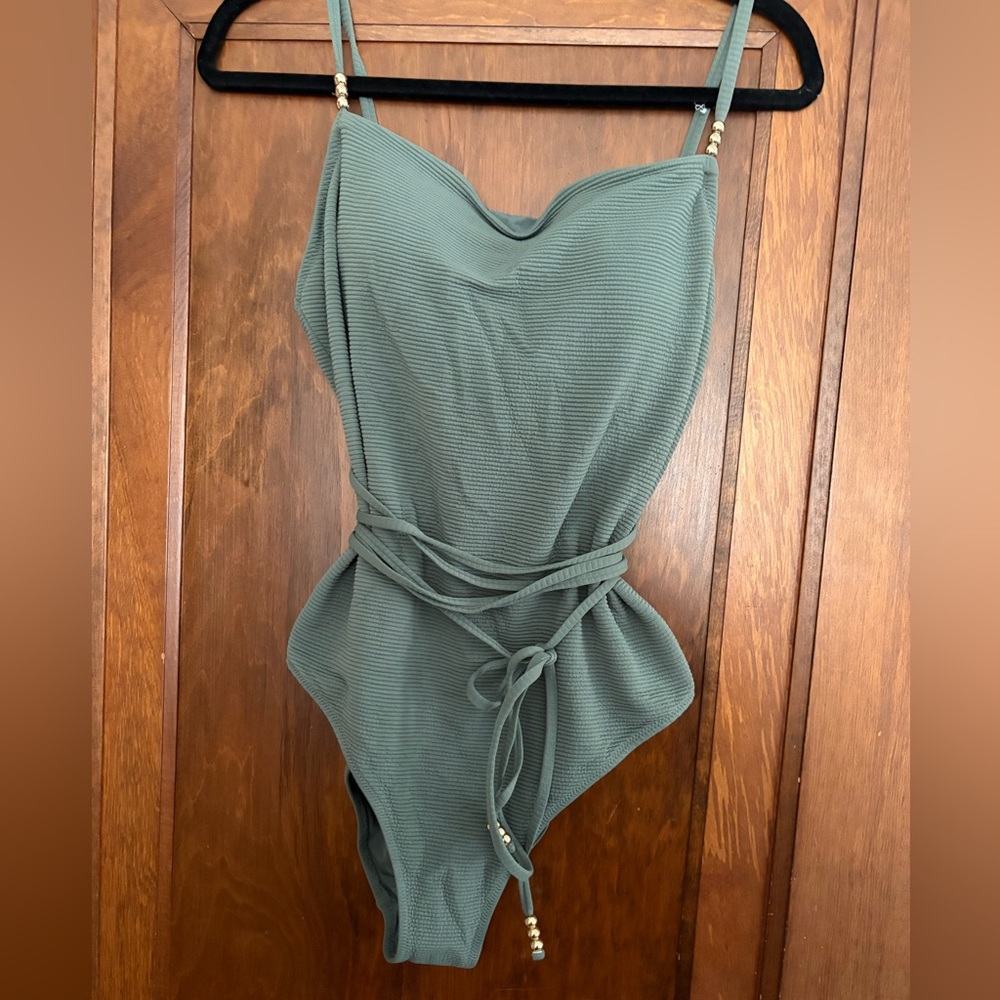 Aerie Olive One Piece Swimsuit